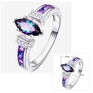 PURPLE ZIRCON RING